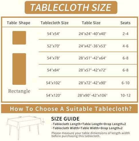 Rectangle Table Cloth,100% Waterproof Tablecloth Oil Proof Spill Proof Vinyl Table Cloth, Wipe Clean Plastic Table Cover for Dining, Camping, Indoor and Outdoor, 54"x120", Graceful Peony - Image 4