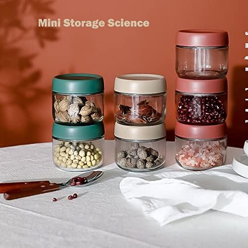 3Pack Overnight Oats Containers with Lids,10oz Glass Jar with Scew Lid,Salad Dressing Fruit Veggies Sauce Snacks Meal Prep Food Containers,Spice Jars,Wide Mouth Storage Containers - Image 5
