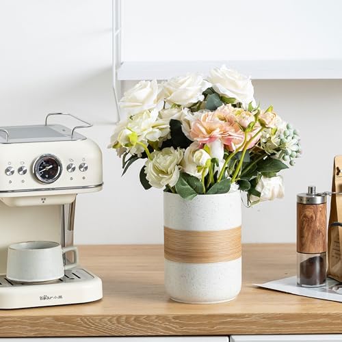 Miamolo Large Coffee Container with Lid, Ceramic Coffee Jar for Counter - Image 6