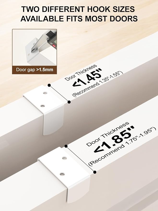 Delamu 9-Tier Over the Door Pantry Organizer, Adjustable Pantry Door Organizers - Image 3
