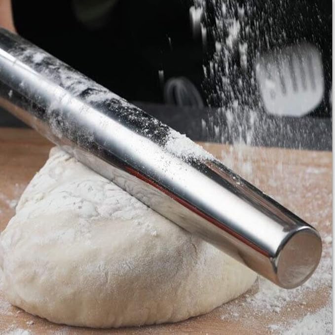 Rolling pin, Smooth Stainless Steel Rolling Pin, Rolling Pin - Image 6