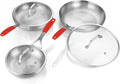 DELARLO Tri-ply Stainless Steel Frying Pan Set by DELARLOCOOKWARE