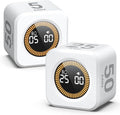 2 Pack - KADAMS Pomodoro Cube Timer Productivity Visual Timer - 5/10/25/50 Min by KADAMS