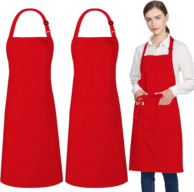 Jubatus 2 Pack 100% Cotton Aprons by Jubatus