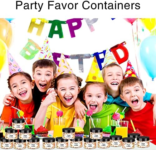 PeacePeo Plastic Jars with Lids 4 OZ, 72 Pack Clear Slime Containers - Image 5