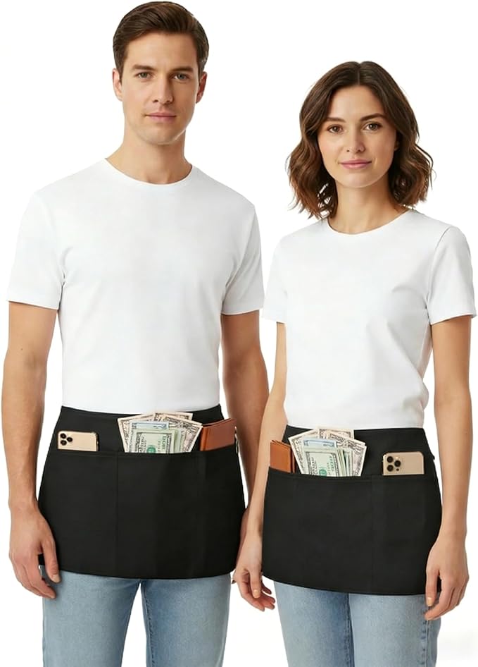 BOHARERS Waist Apron with 3 Pockets 12 Pack - Image 3