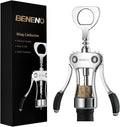 Beneno Wine Opener, Zinc Alloy Premium Wing Corkscrew by Beneno