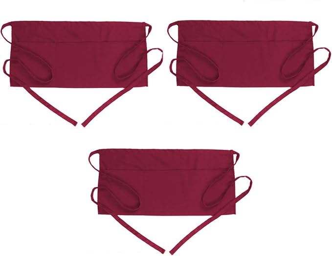 BOHARERS Waist Apron with 3 Pockets 3 Pack by BOHARERS