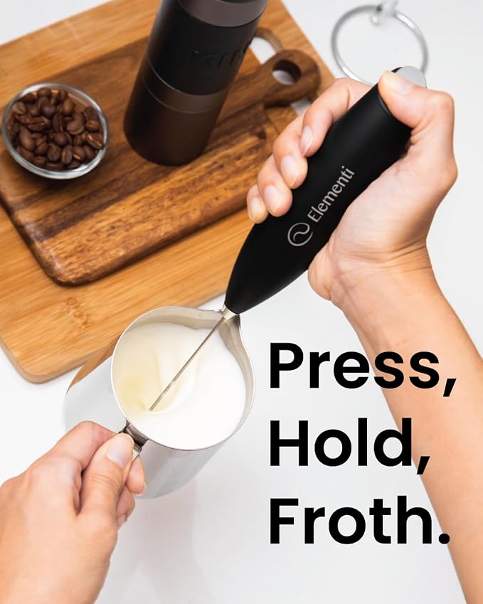 Elementi Milk Frother Handheld - Image 6