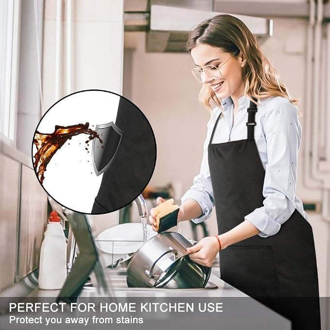 Jubatus 2 Pack 100% Cotton Aprons - Image 3