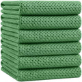 Homaxy 100% Cotton Oversized Waffle Weave Kitchen Towels 6-Pack by Homaxy
