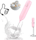 CIRCLE JOY Milk Frother Handheld Rechargeable Milk Foamer Electric Mini Drink by CIRCLEJOY