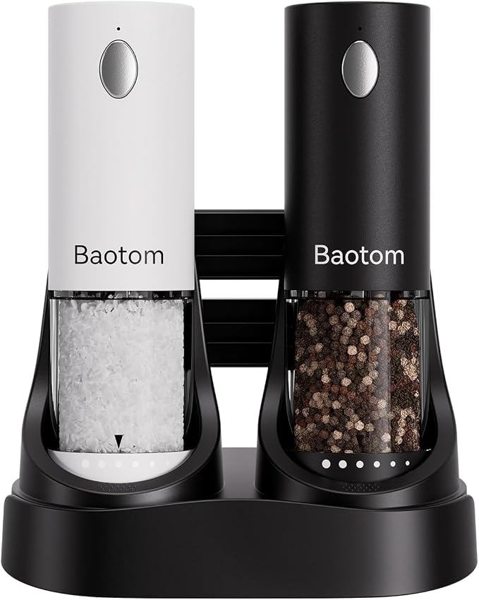 Electric Salt and Pepper Grinder Set by Unknown