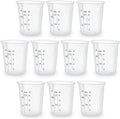 Silicone Measuring Cups Set 10Pcs 125ml by SwigranceQualityCreativity
