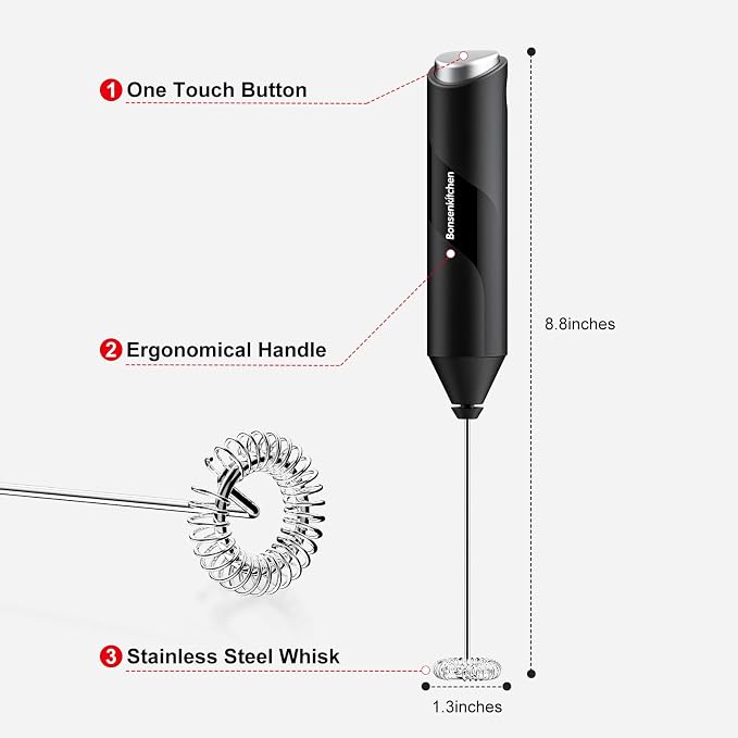 Bonsenkitchen Powerful Milk Frother - Image 6
