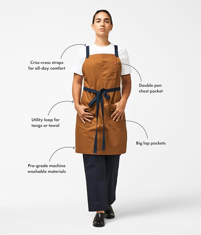 hedley & bennett Crossback Apron - Image 5