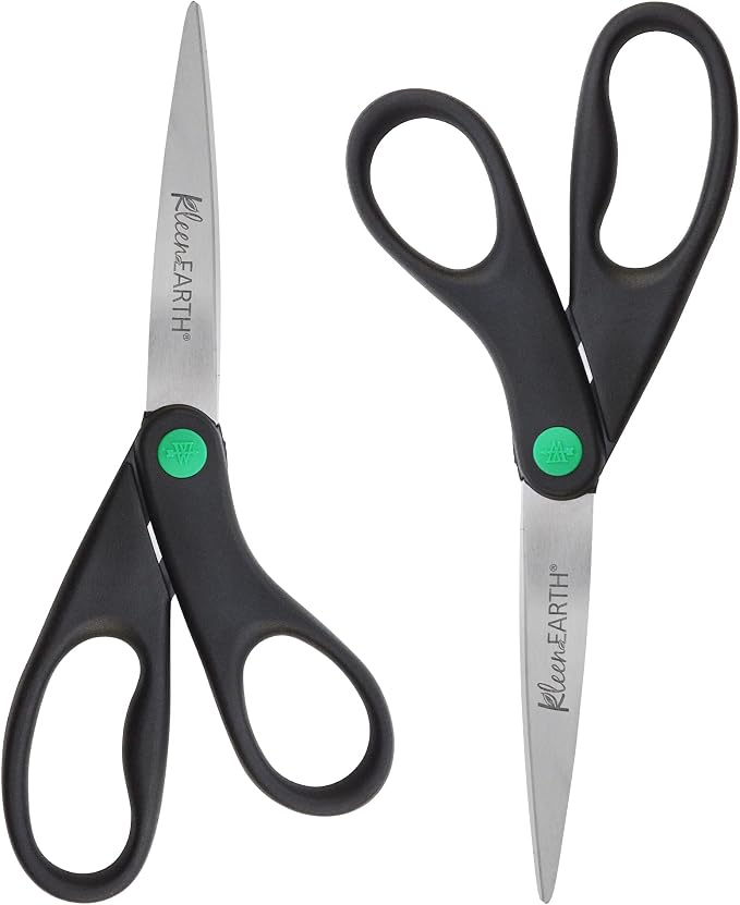 Westcott 15179 8-Inch KleenEarth Recycled Scissors by Westcott