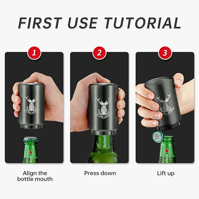 2PCS Automatic Beer Bottle Opener - Image 9