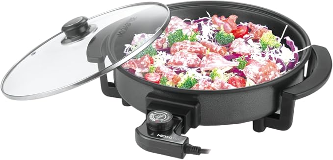 12" Round Electric Skillet by Unknown