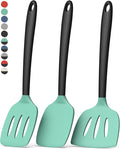 Coukre 3 Pack Silicone Spatula Set, High Heat Resistant, Fish Spatula, Solid & by Coukre