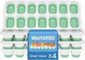 Ice Cube Tray, Ice Cube Trays for Freezer 4 Pack by WEFTNOM