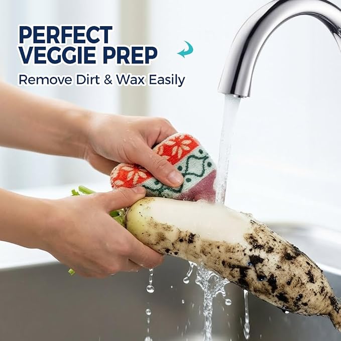 Amarelle GEN II Dish Washing Scrubbers, Made in Green Kitchen Scrubbers - Image 8