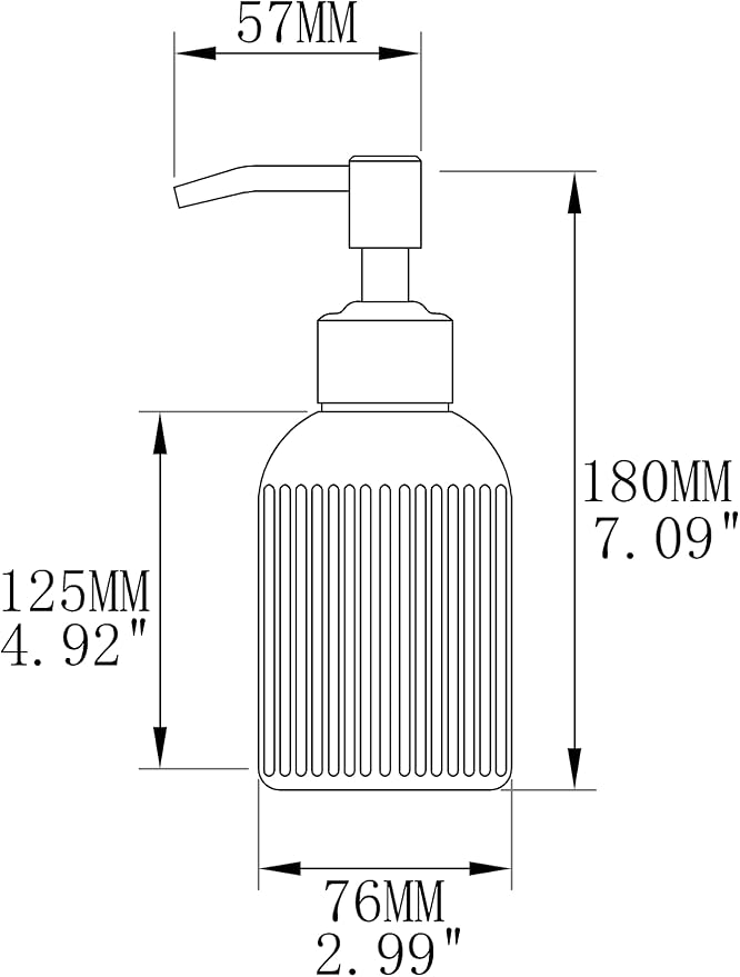 Copper Glass Bathroom Soap Dispenser - Image 8