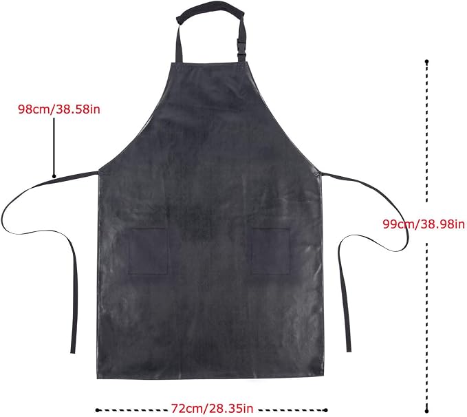 Homsolver Heavy Duty Vinyl Waterproof Apron - Image 5