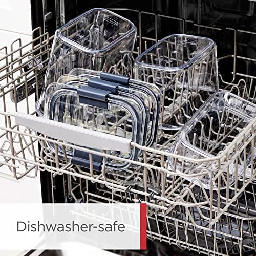 Rubbermaid Brilliance 14-Piece Food Storage Container Set with Scoops Airtight BPA-Free for Kitchen and Pantry Organization - Image 6