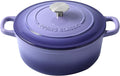 EDGING CASTING Enameled Cast Iron Duch Oven, 5.5 Quart Round Dutch Ovens Pot by EDGINGCOOKWARE