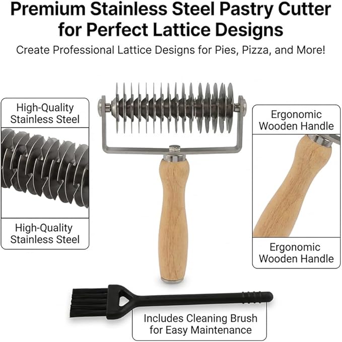 Pastry Lattice Roller Cutter - Image 3