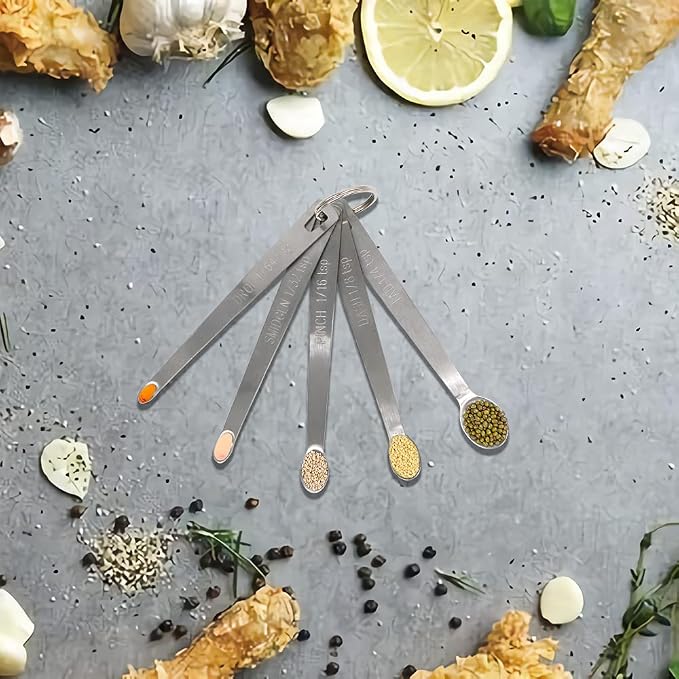 2PCS 1/64 Teaspoon Single Tiny Measuring Spoon, Small Individual Stainless - Image 6