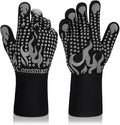 Comsmart BBQ Gloves, 1472 Degree F Heat Resistant Grilling Gloves Silicone by Comsmart