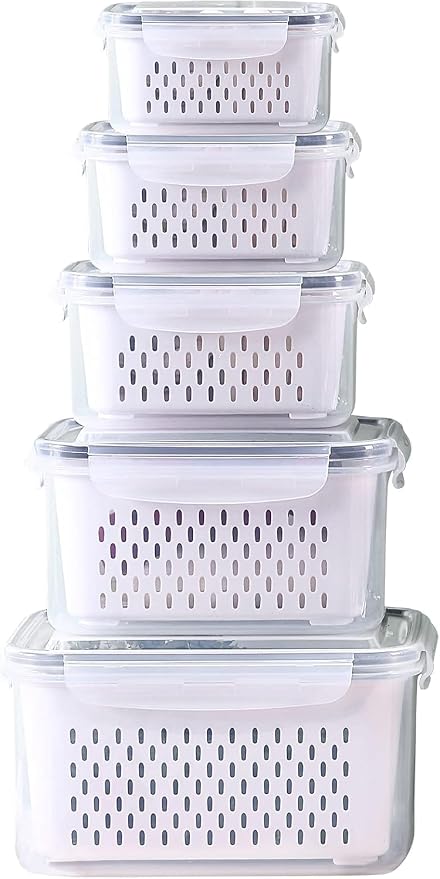 Large Fridge Food Storage Container Set by Ronanemon