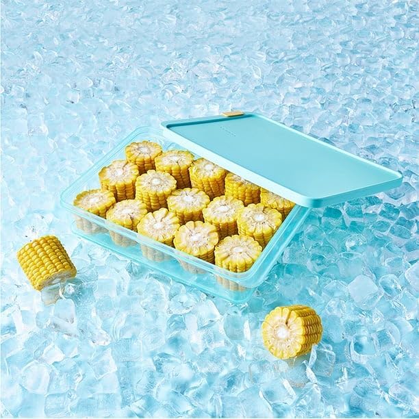 LocknLock Freezer Fit Plastic Freezer Containers | Stackable Food Storage for Meal Prep | Microwave & Dishwasher Safe | BPA Free Freezer Container with Lid, 3.5L - Image 2