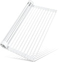 MERRYBOX Roll Up Dish Drying Rack Silicone Wrapped Over The Sink Dish Rack by MERRYBOX