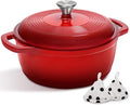 Enameled Cast Iron Dutch Oven Pot by AIVIKI