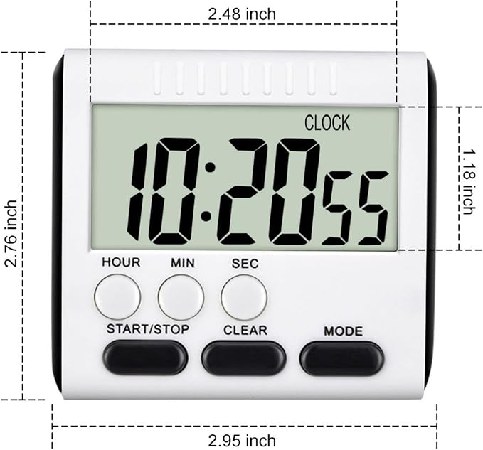 Xuhal 25 Pack 24 Hours Kitchen Timer - Image 2