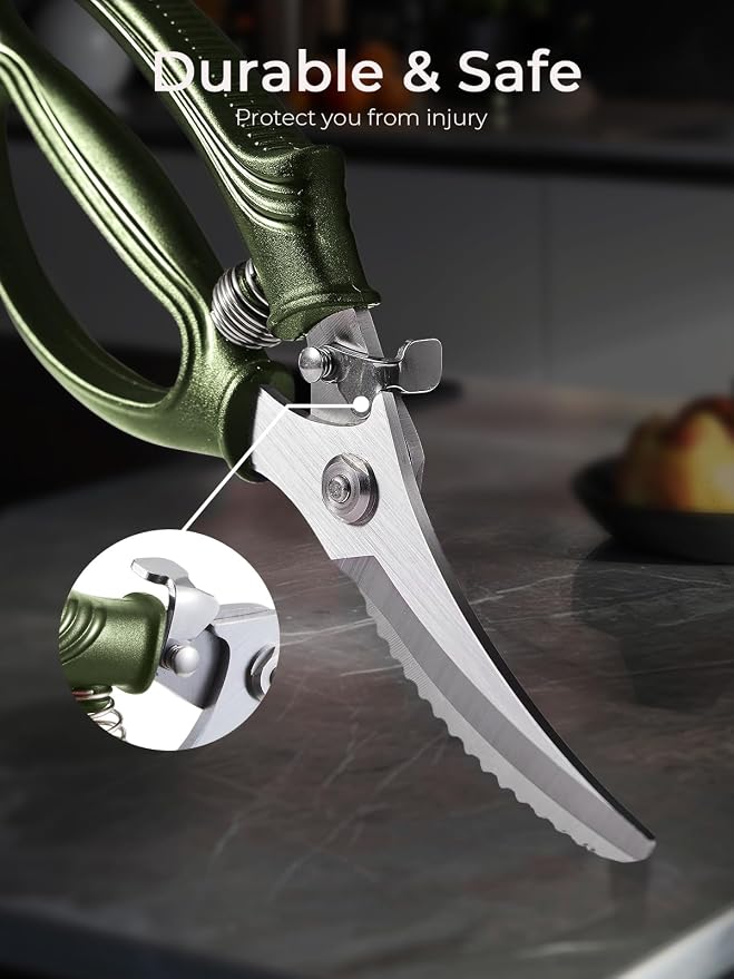 Poultry Shears, Heavy Duty Kitchen Shears - Image 6