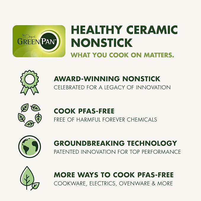 GreenPan Hybrid 13 Piece Nonstick Stainless Steel Cookware Set, APEX Tri-Ply - Image 10