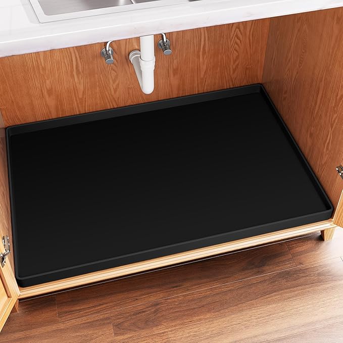 FLATO Waterproof Under Sink Mat 40" x 19" Shelf Liner by Unknown