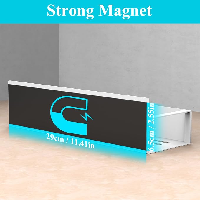 HuggieGems 6 Pack Magnetic Spice Storage Rack Organizer - Image 3