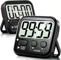 Antonki 2 Pack Digital Timer for Kids, Magnetic Countdown Kitchen Timers for by Antonki