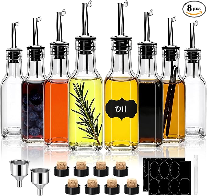 Salzesfalls 6oz Oil Dispenser for Kitchen by Salzesfalls