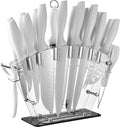 EUNA Knife Block Set, German High-Carbon Stainless Steel Knife Sets by EUNA