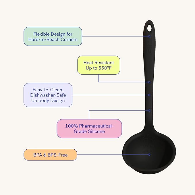 GIR: Get It Right Silicone Pasta Spoon & Ladle - Image 2