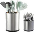 LIBODOUR Kitchen Utensil Holder Extra Large Rotating by ModernandFarmhouseUtensilHolder