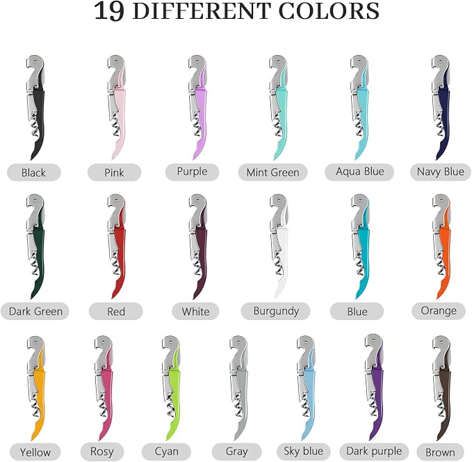 HYZ 2-Pack Wine Opener Waiter Corkscrew, Professional Wine Key - Image 7