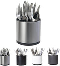 LIBODOUR Kitchen Utensil Holder Extra Large 360°Rotating by ModernandFarmhouseUtensilHolder