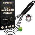 Flat Whisk, EDDEAS Silicone Gravy Whisk by Eddeas